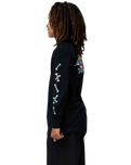 The Santa Cruz Boys Boys Salba Voodoo Long Sleeve T-Shirt in Black