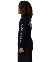 The Santa Cruz Boys Boys Salba Voodoo Long Sleeve T-Shirt in Black