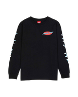 The Santa Cruz Boys Boys Salba Voodoo Long Sleeve T-Shirt in Black