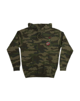 Stranger Things Demogorgon Dot Hoodie in Forest Camo