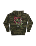 Stranger Things Demogorgon Dot Hoodie in Forest Camo