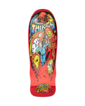 Stranger Things Grabke Max Melting Clock 9.7" Skateboard Deck in Red