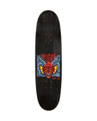 Stranger Things Hellfire Club Flames 9" Skateboard Deck in Black & Red