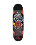 Stranger Things Hellfire Club Flames 9" Skateboard Deck in Black & Red