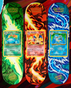 Pokémon TCG Blind Bag 8" Skateboard Deck in Multi