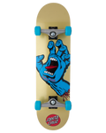 The Santa Cruz Screaming Hand 8.25" Skateboard in Gold