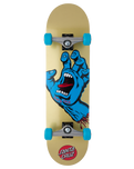 The Santa Cruz Screaming Hand 8.25" Skateboard in Gold