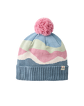 Scenic Bobble Beanie in Scenic Stormy Blue