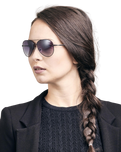 Morin Sunglasses in Black & Smoke