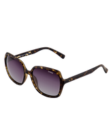 The Sinner Sunglasses Montara Polarised Sunglasses in Matte Dual Olive Tortoise & Gradient Green