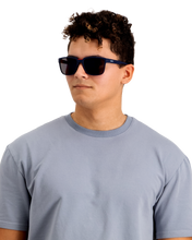 The Sinner Sunglasses Knoll Polarised Sunglasses in Dark Blue & Blue