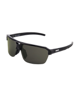 Bolt Sport Sunglasses in Crystal Black & Green