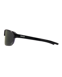 Bolt Sport Sunglasses in Crystal Black & Green