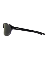 Bolt Sport Sunglasses in Crystal Black & Green