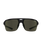 Bolt Sport Sunglasses in Crystal Black & Green