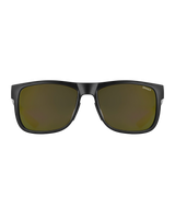 The Sinner Sunglasses Totai Sunglasses in Matte Black & Sintec Smoke Gold Mirror