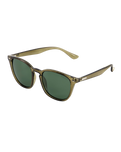 The Sinner Sunglasses Sorai Sunglasses in Olive & Sintec Green