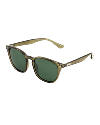 The Sinner Sunglasses Sorai Sunglasses in Olive & Sintec Green