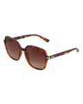 Barfleur Sunglasses in Tortoise Brown & Gradient Brown