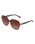 Barfleur Sunglasses in Tortoise Brown & Gradient Brown