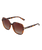 Barfleur Sunglasses in Tortoise Brown & Gradient Brown