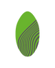 Croc EVA 39" Skimboard in Green