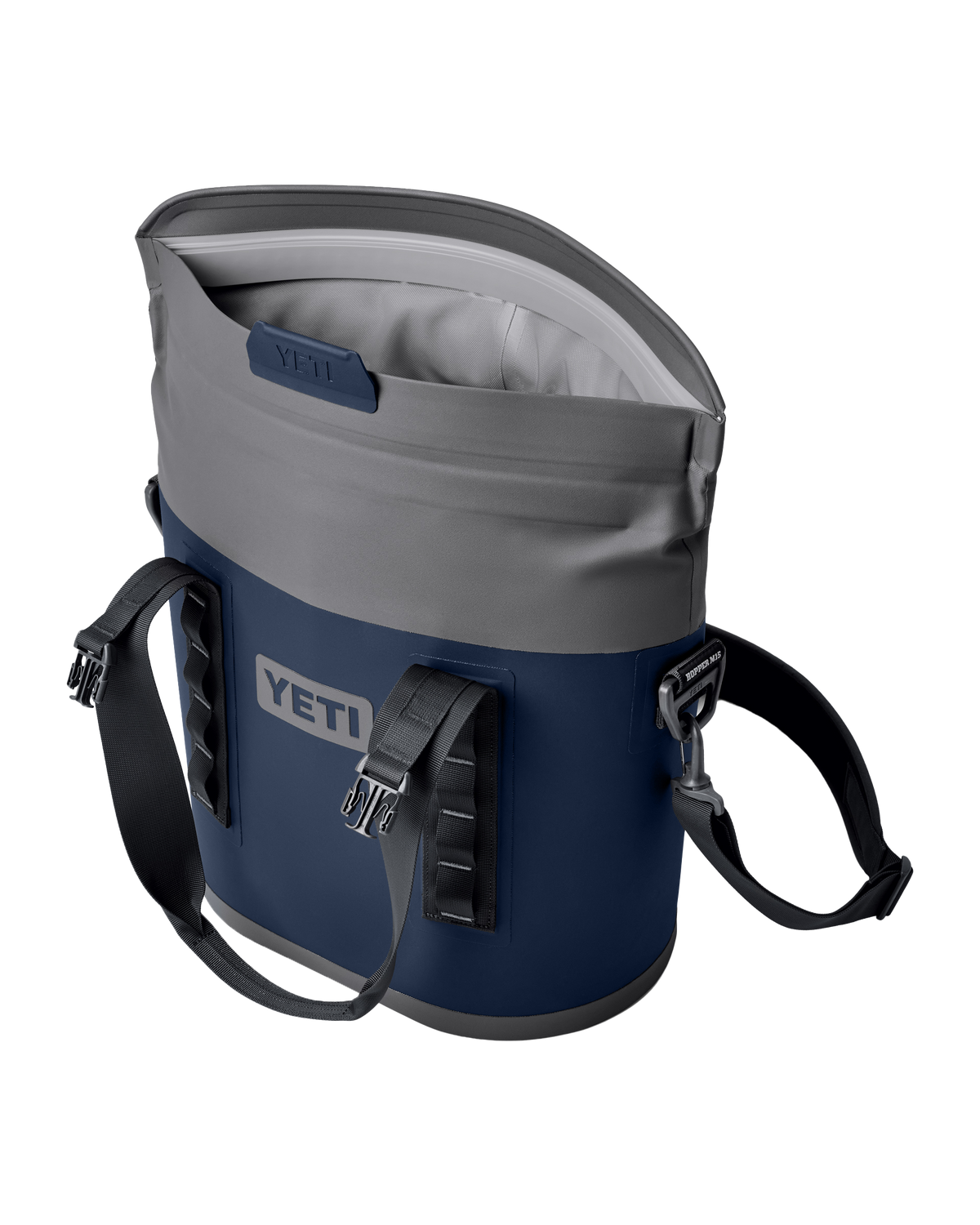 The Yeti Hopper M15 Soft Backpack Cooler in Navy
