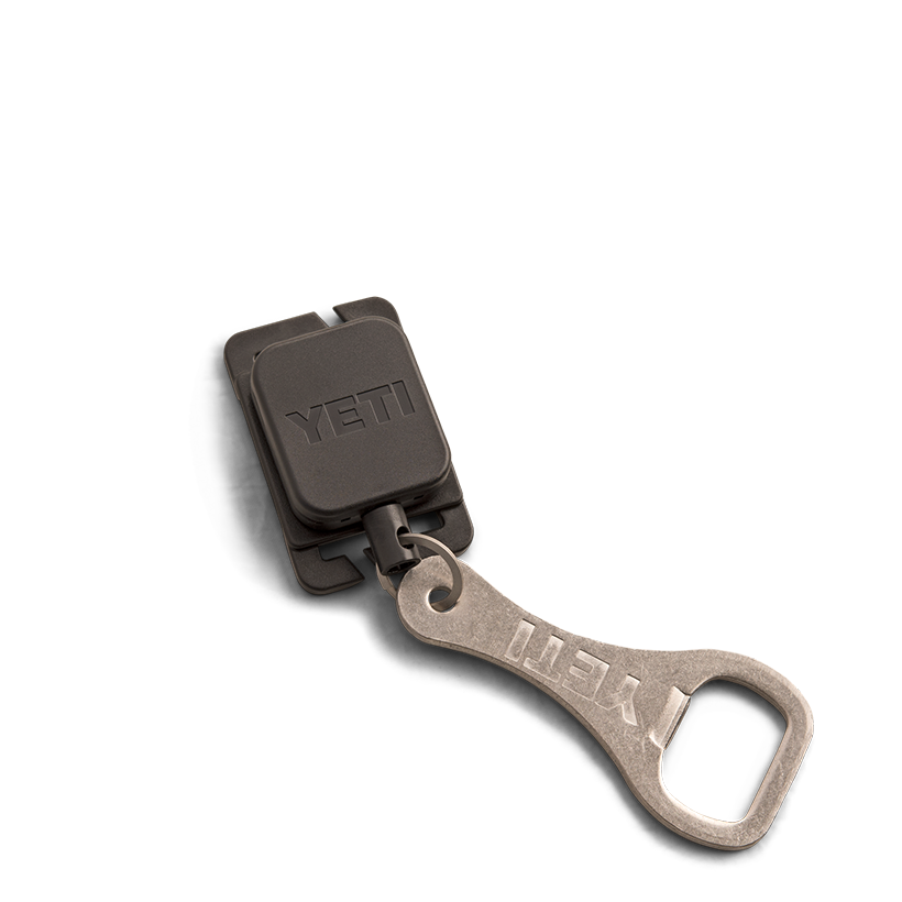 Molle Mounted Zinger Bottle Opener in Steel