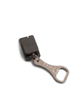 The Yeti Molle Mounted Zinger Bottle Opener in Steel