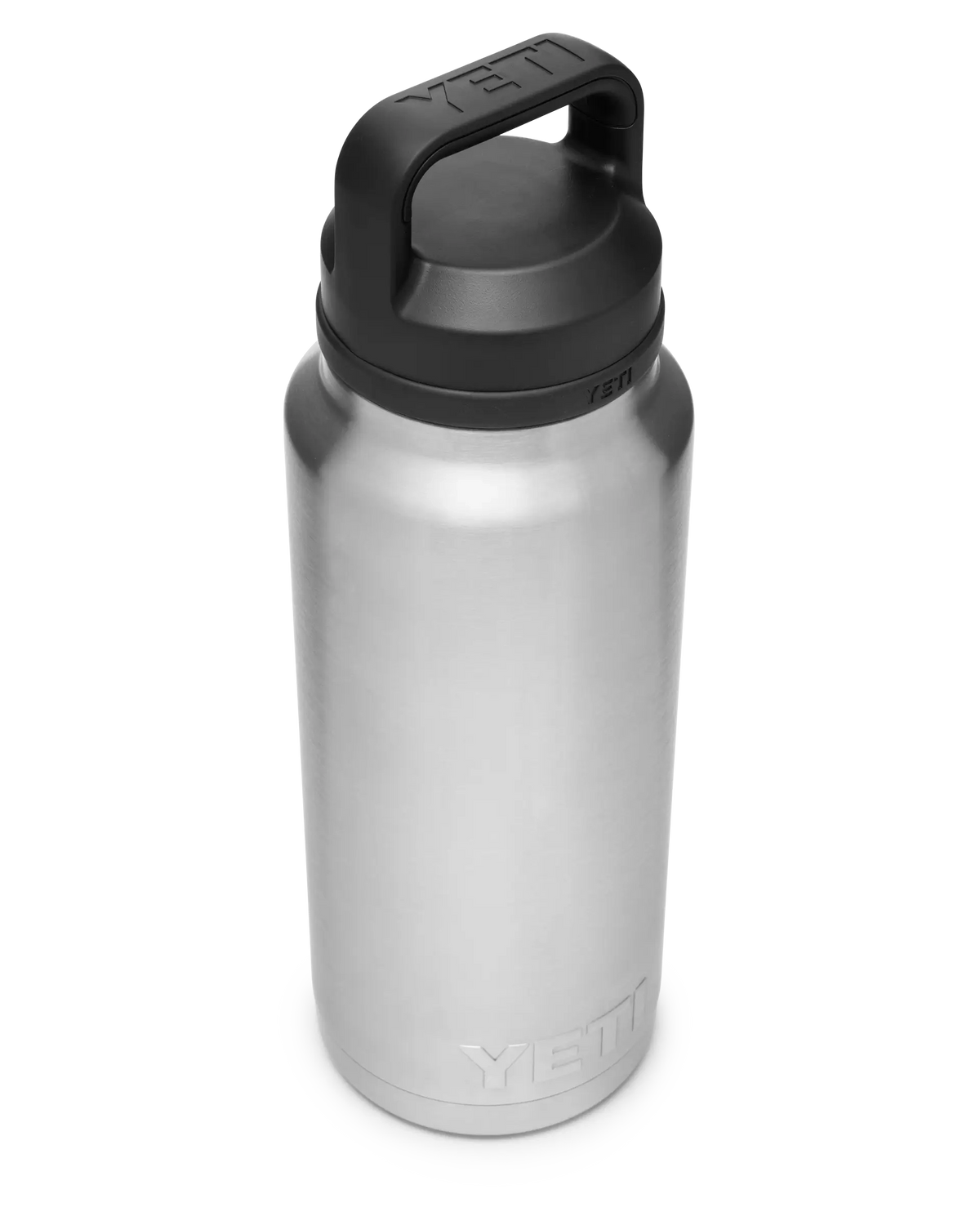 The Yeti Rambler 36oz Bottle with Chug Cap in Stainless Steel