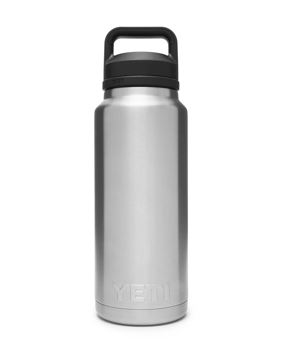 The Yeti Rambler 36oz Bottle with Chug Cap in Stainless Steel