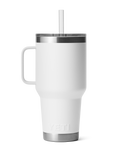Rambler 35oz Straw Mug in White
