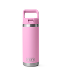 The Yeti Rambler 18oz Straw Bottle in Pink