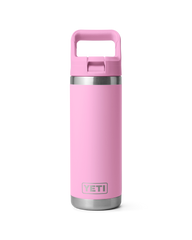 The Yeti Rambler 18oz Straw Bottle in Pink