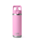 The Yeti Rambler 18oz Straw Bottle in Pink