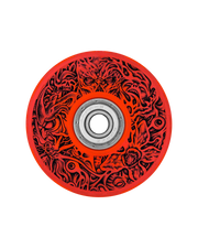 Stranger Things Hellfire Culb Light Ups 66mm Skateboard Wheels in Red