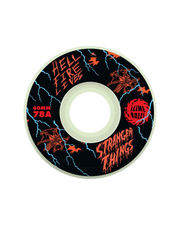 Stranger Things Meek Slasher Eddie 60mm Skateboard Wheels in White