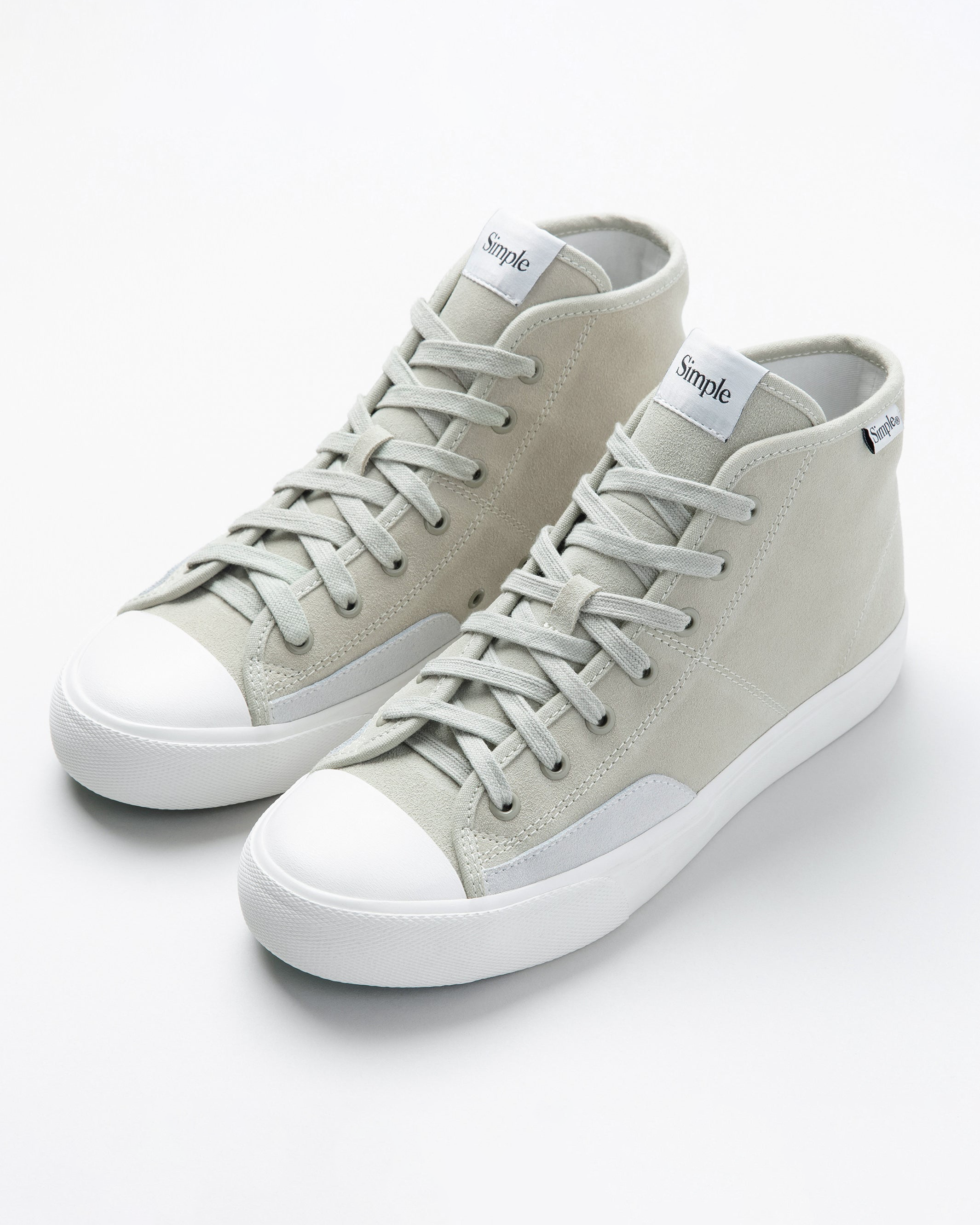 The Simple S1 Mid Suede Shoes in Grey | Anns Cottage – Ann's Cottage