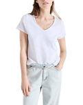 The American Vintage Womens Sonoma T-Shirt in Blanc