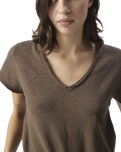 The American Vintage Womens Sonoma T-Shirt in Vintage Chestnut