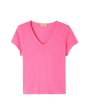 The American Vintage Womens Sonoma T-Shirt in Pink Acid Fluo