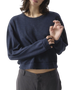 The American Vintage Womens Sonoma Sweatshirt in Navy Blue Vintage