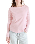 The American Vintage Womens Sonoma Long Sleeve T-Shirt in Vintage Marshmallow