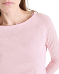 The American Vintage Womens Sonoma Long Sleeve T-Shirt in Vintage Marshmallow