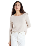 The American Vintage Womens Sonoma Long Sleeve T-Shirt in Vintage Mastic