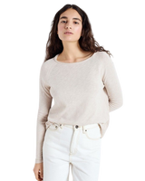 The American Vintage Womens Sonoma Long Sleeve T-Shirt in Vintage Mastic
