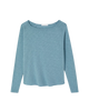 The American Vintage Womens Sonoma Long Sleeve T-Shirt in Peacock Vintage