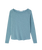 The American Vintage Womens Sonoma Long Sleeve T-Shirt in Peacock Vintage