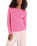 The American Vintage Womens Sonoma Long Sleeve T-Shirt in Pink Acid Fluo