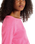 The American Vintage Womens Sonoma Long Sleeve T-Shirt in Pink Acid Fluo